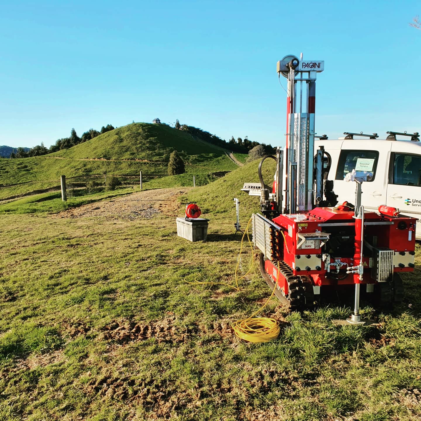 A CPT machine at work in a field